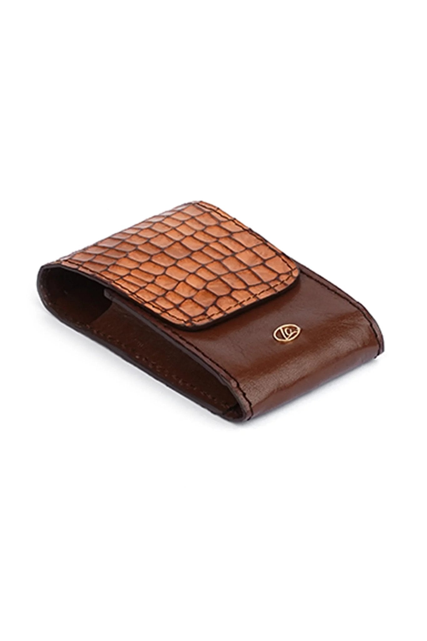 LOGO CIGARETTE CASE CB619 TAN - Rumaisas