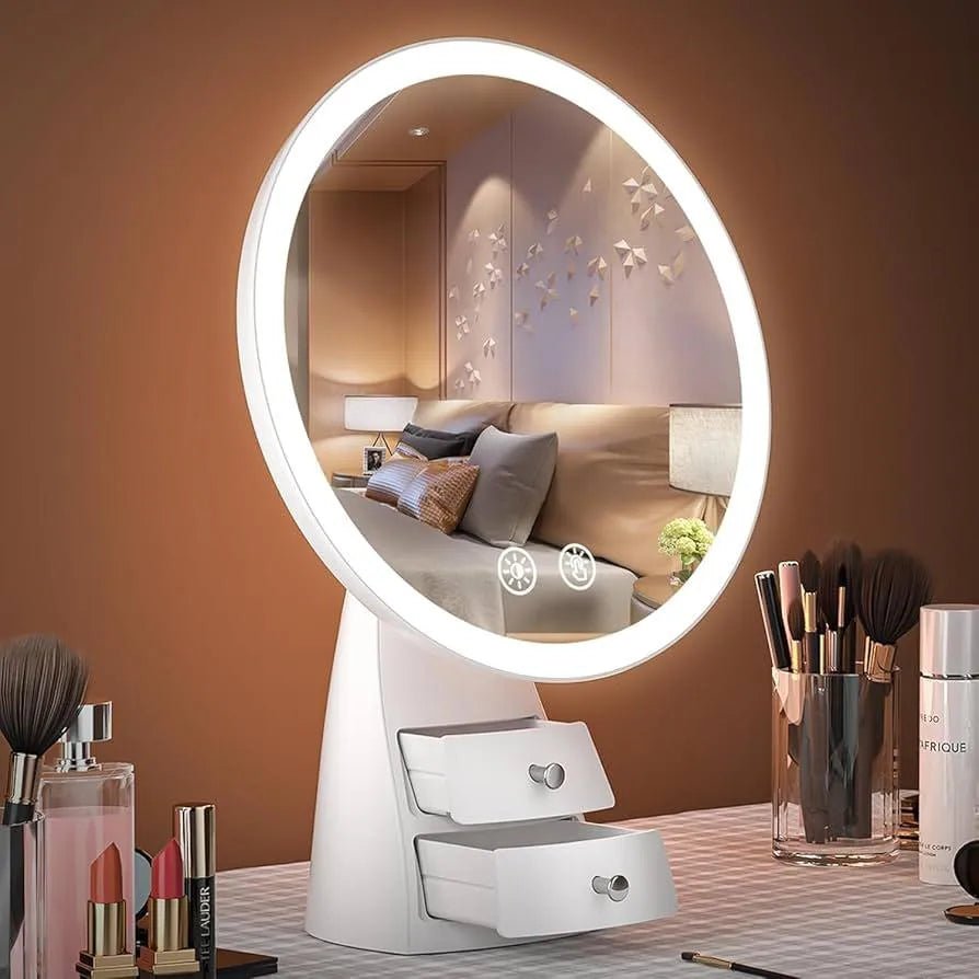MakeUp Desk Led Mirror with Drawer - Rumaisas