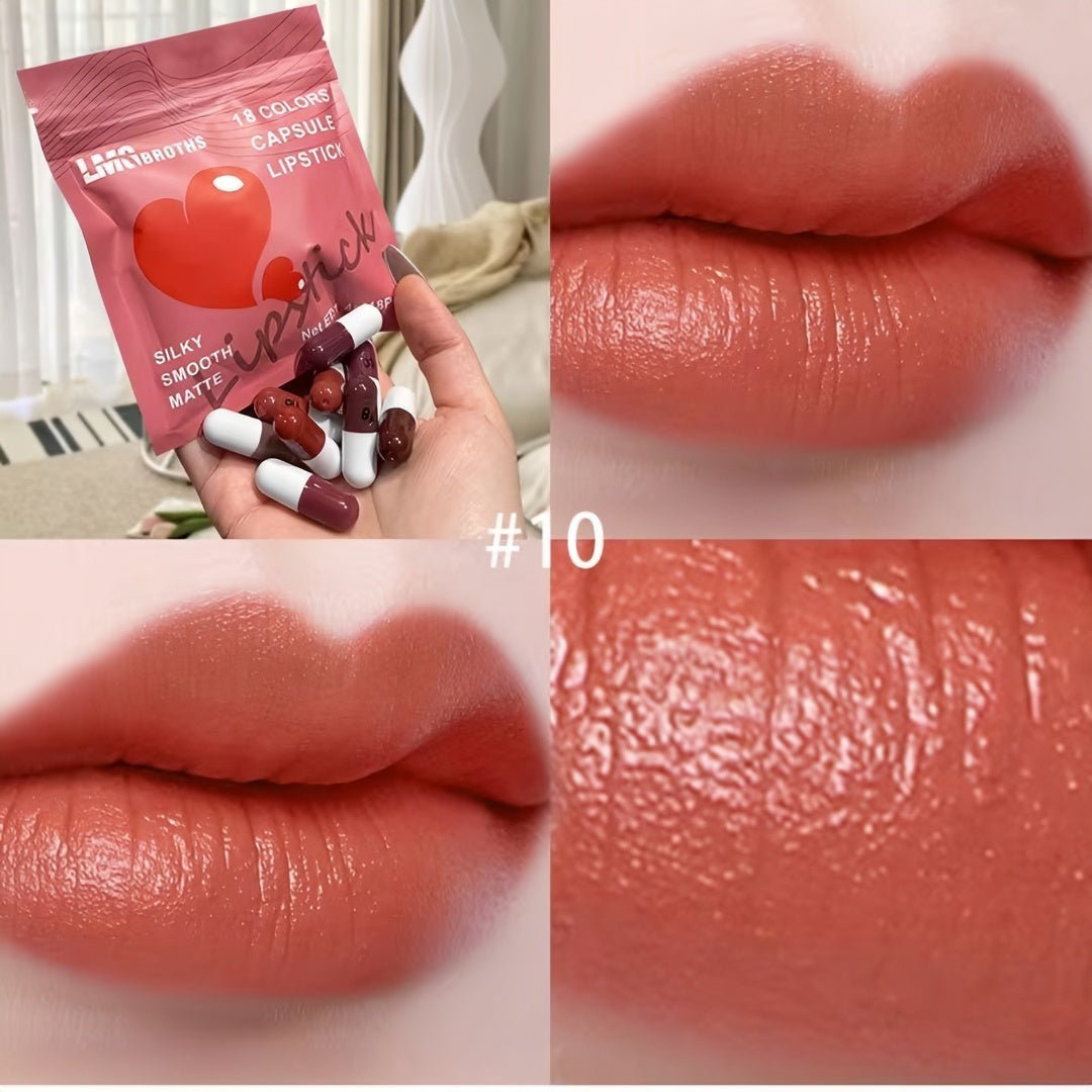 Matte Lipstick Capsule (Pack of 18) - Rumaisas