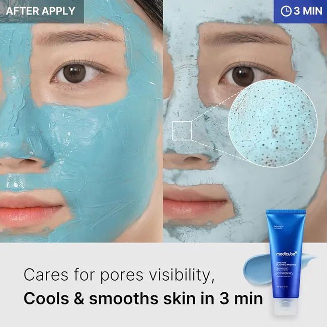Medicube Zero Pore Blackhead Mud Mask - 100g - Free Applicator - Rumaisas