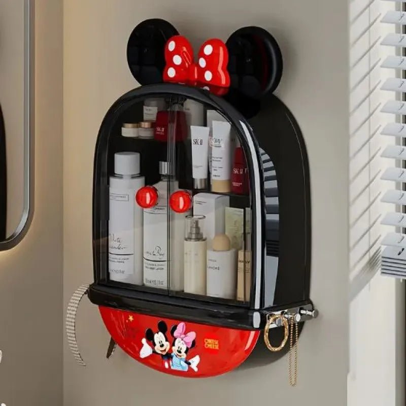 Mickey & Minnie Mouse No - Drill Wall - Mounted Cosmetic Organizer - Rumaisas