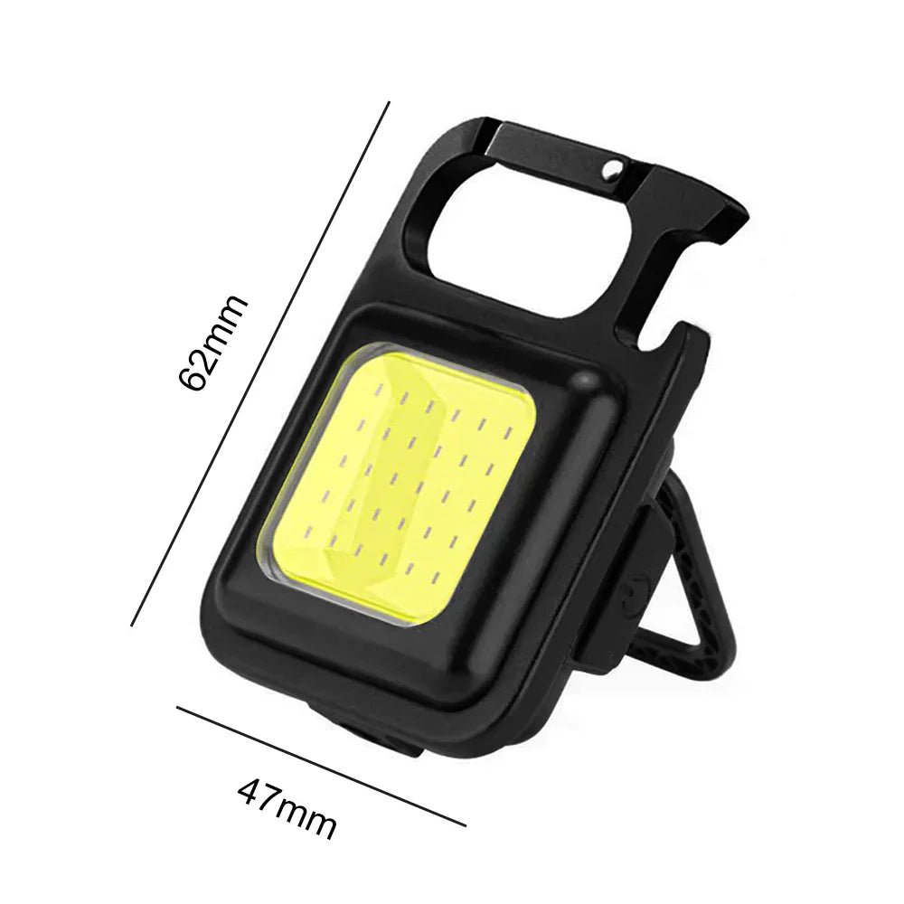 Mini Keychain Flashlights - 4 Light Modes Rechargeable Keychain Light - Rumaisas