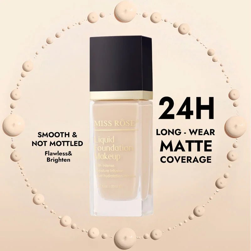 Miss Rose Liquid Makeup Foundation - 30ml - Rumaisas
