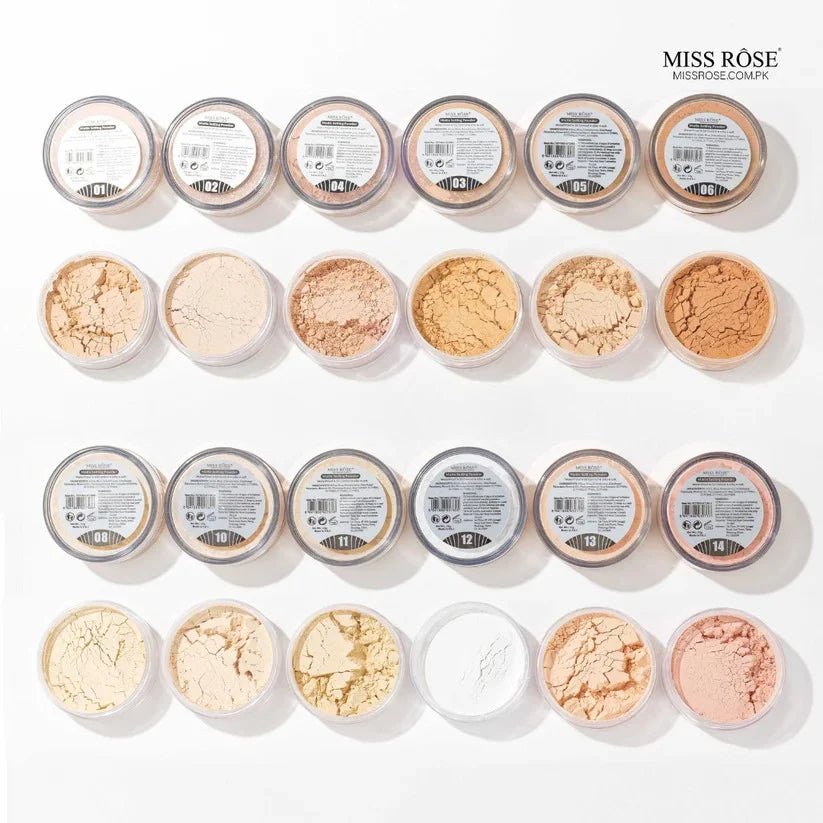 Miss Rose Luxury Rose Gold Matte Setting Powder - Rumaisas