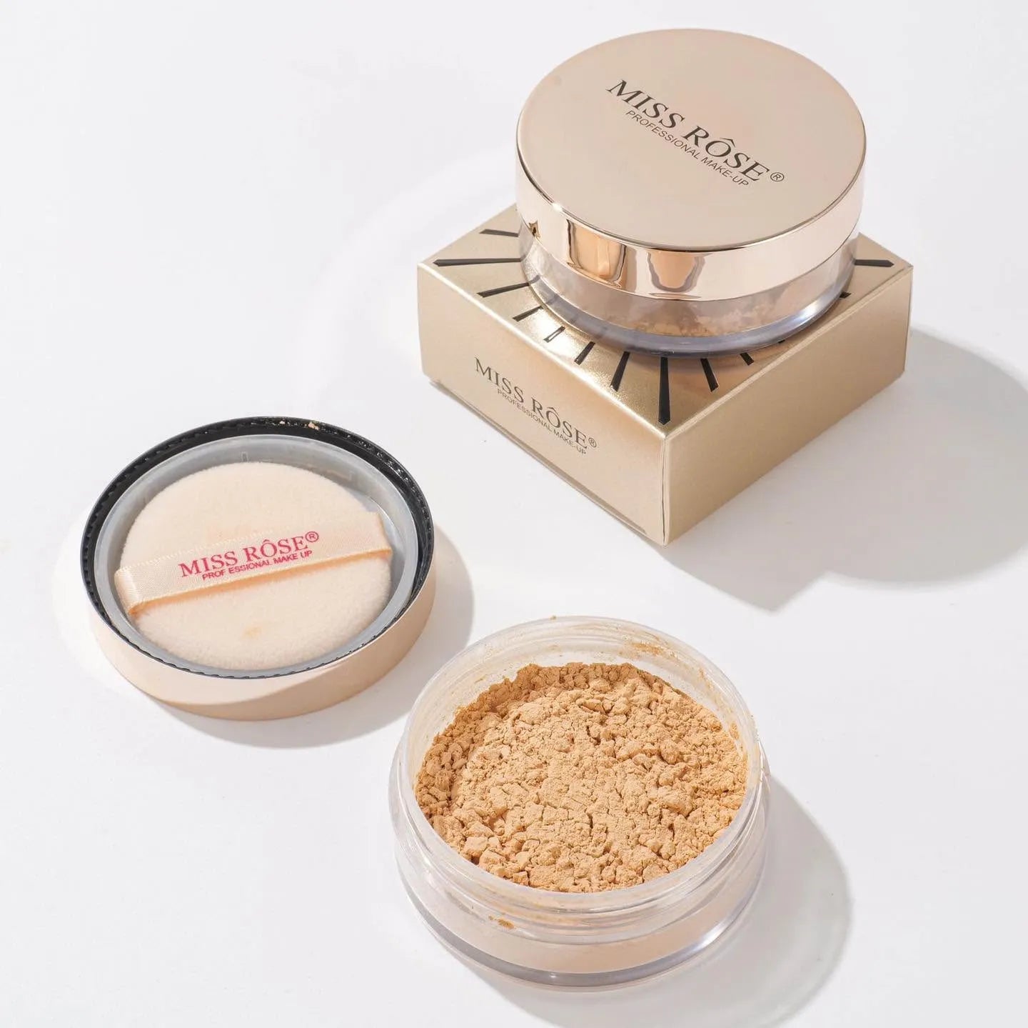 Miss Rose Luxury Rose Gold Matte Setting Powder - Rumaisas