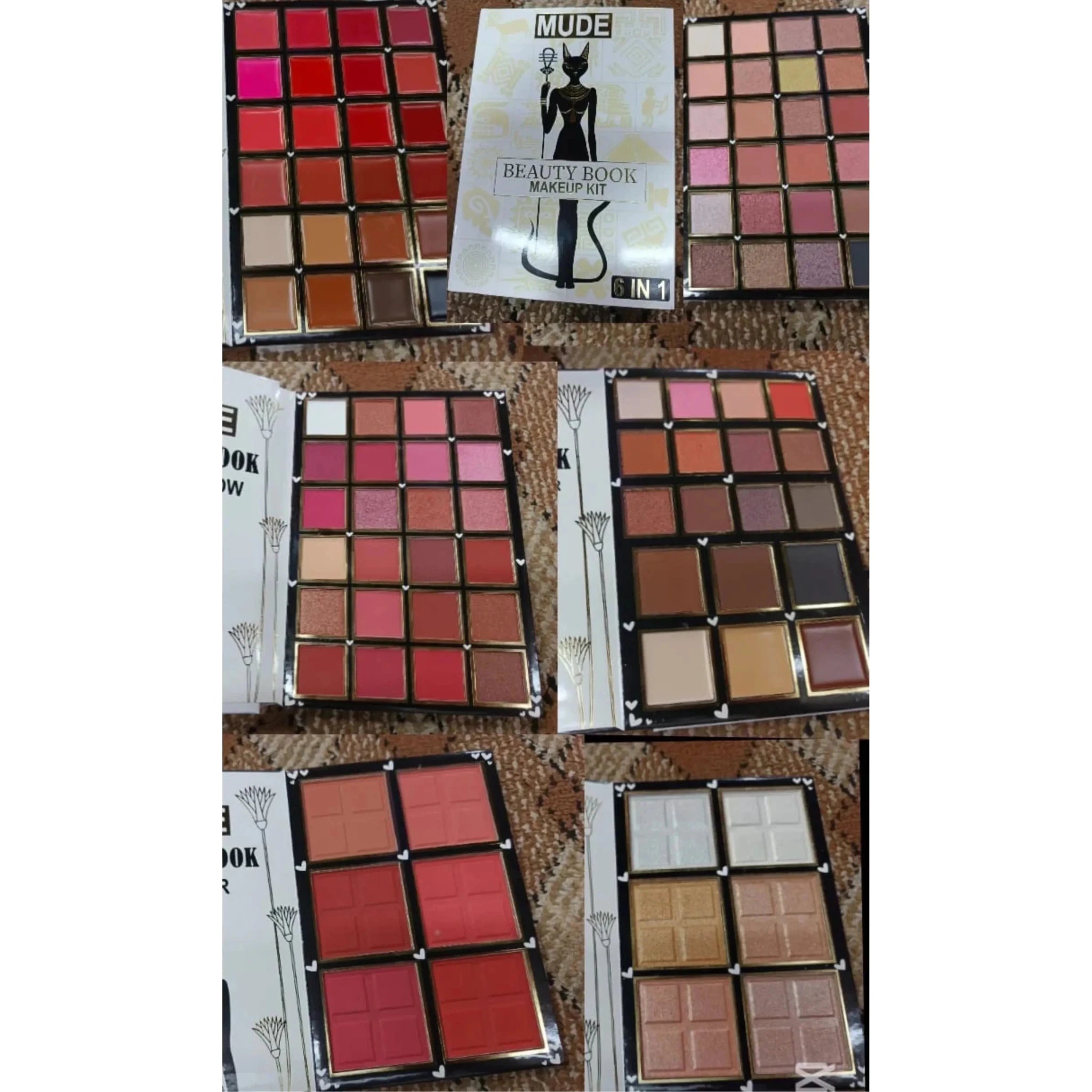 Mude Beauty Book Makeup Kit 6 in 1 - Rumaisas