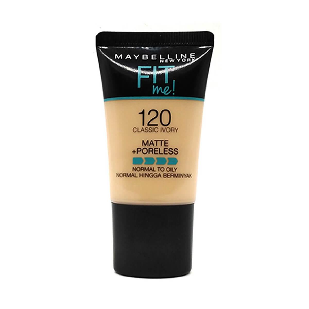 New York Fitme Maybelline Matte Poreless Foundation Tube - Rumaisas