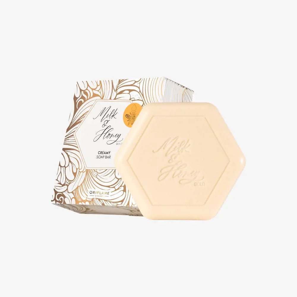 Oriflame Milk And Honey Gold Creamy Soap Bar - 90g - Rumaisas