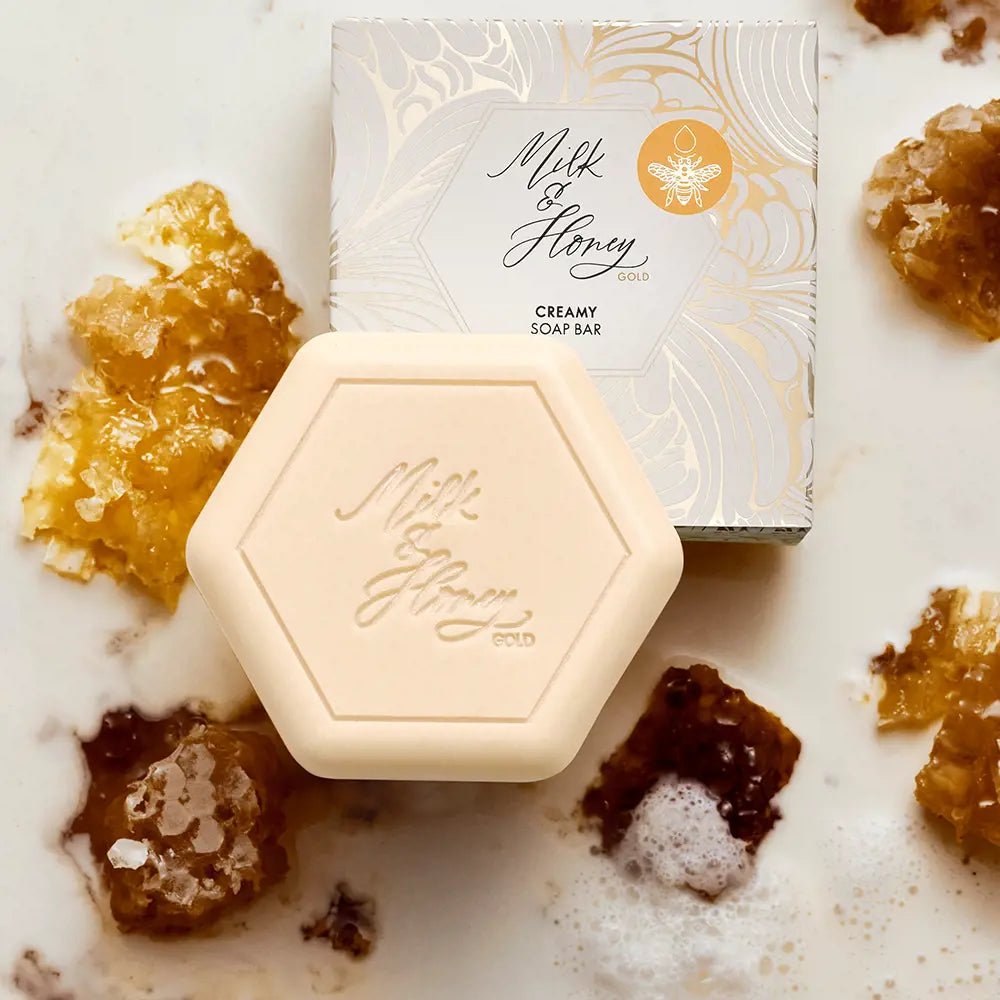Oriflame Milk And Honey Gold Creamy Soap Bar - 90g - Rumaisas
