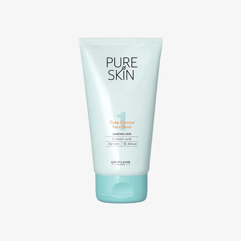 Oriflame Pure Skin Deep Cleanse Face Wash For Oily Skin - 150ml - Rumaisas