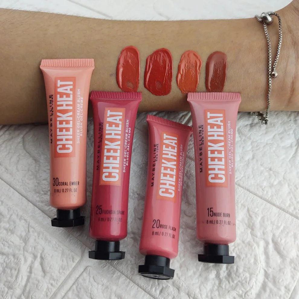 Original Maybelline Cheek Heat Gel Cream Blush - 8ml - Rumaisas