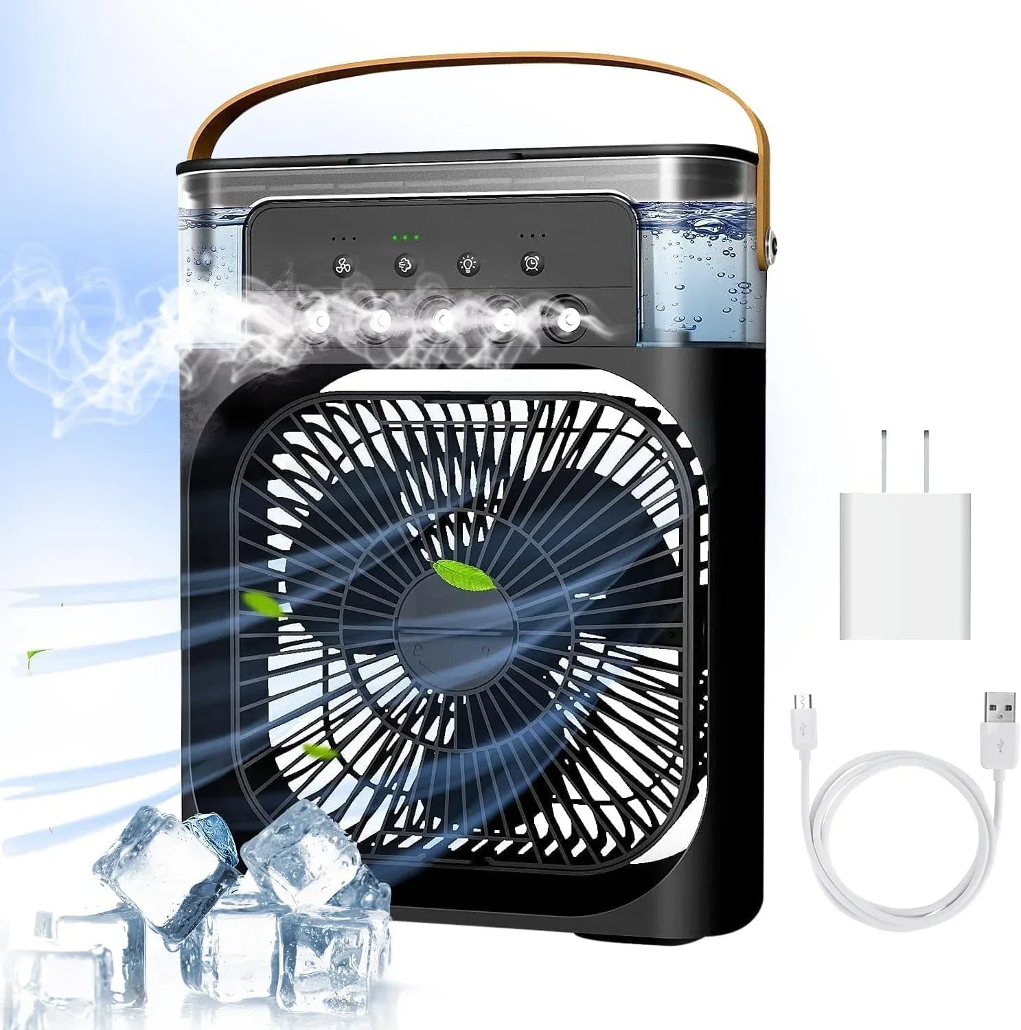 Portable Air Conditioner Fan, 3 In 1 Ice Mist - Rumaisas