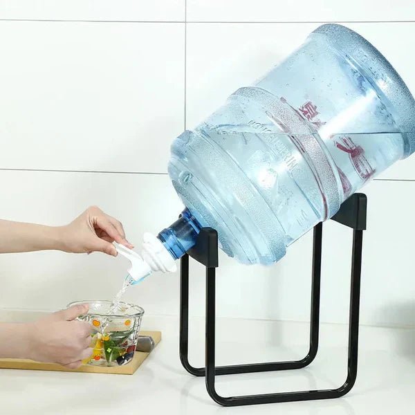 Portable Strong Water Dispenser Bottle Stand with Nozzle Tap (Random color) - Rumaisas