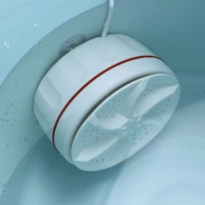 Portable Usb Travel Turbo Mini Washer | Ultrasonic Rotating Turbine Washing Machine For Socks Underwear Dishes Clothes - Rumaisas