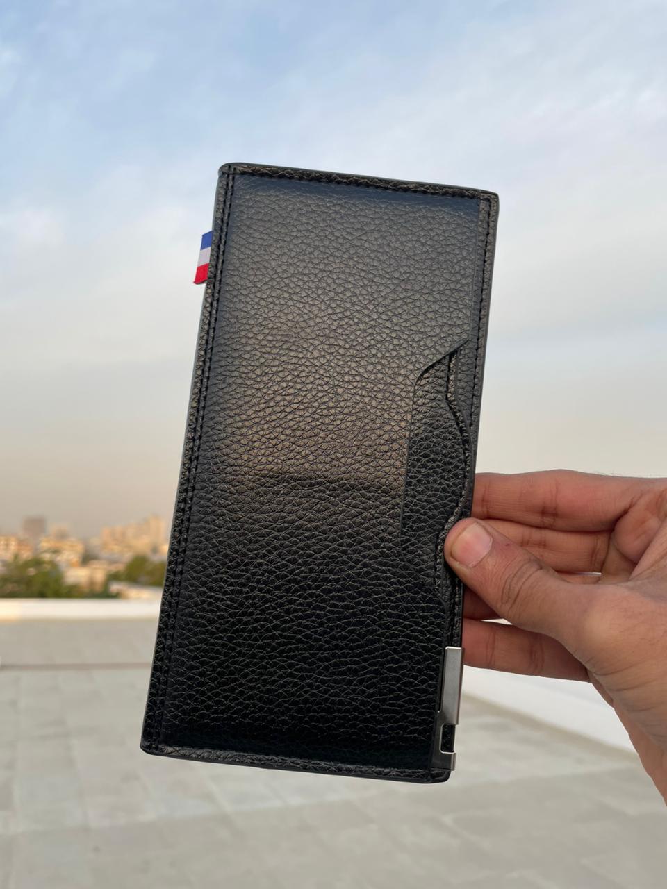 Premium Leather Long Wallet for Men – Extra Card Holder Design - Rumaisas