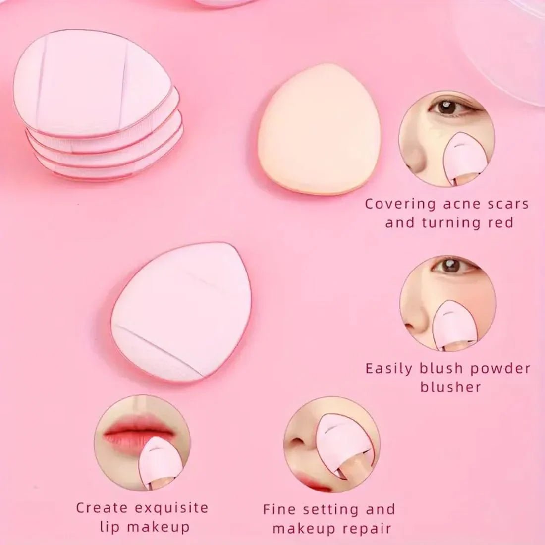 Quetee beauty 4 - in - 1 Finger Puff - Rumaisas