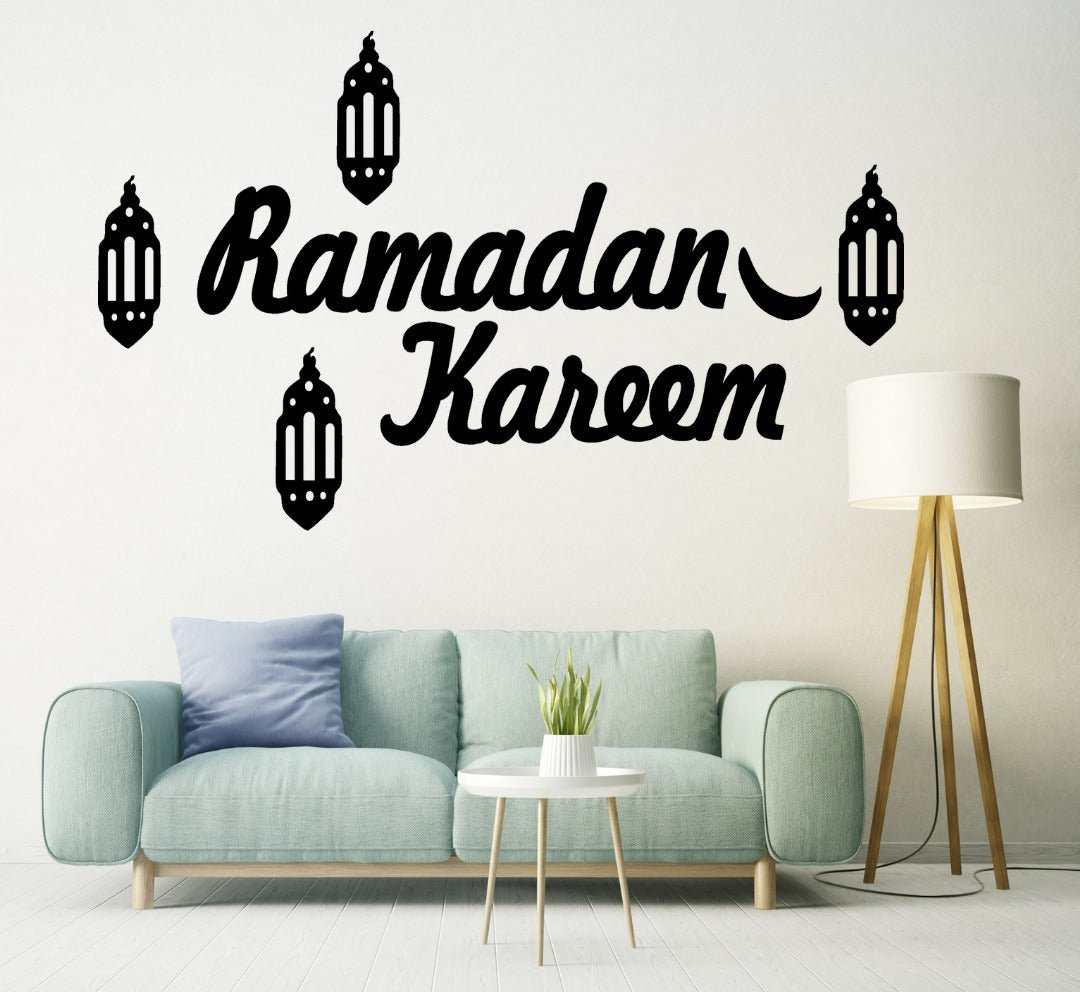 Ramzan kareem Islamic calligraphy 3D Wooden wall Decorative Gift Stylish Design Office Living Room I Decorating Items - Rumaisas