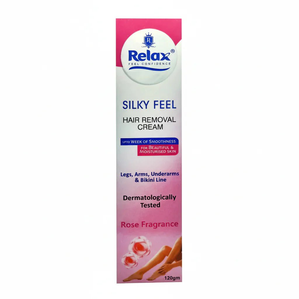 Relax Silky Feel Rose Hair Removing Cream - 120g - Rumaisas