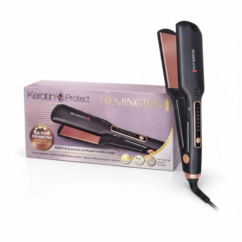 Remington Keratin Protect Hair Straightener 3x Shine Enhance - Rumaisas