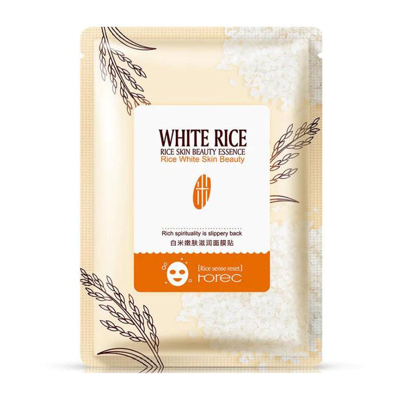 Rorec White Rice Serum Face with Free Sheet Mask - Rumaisas