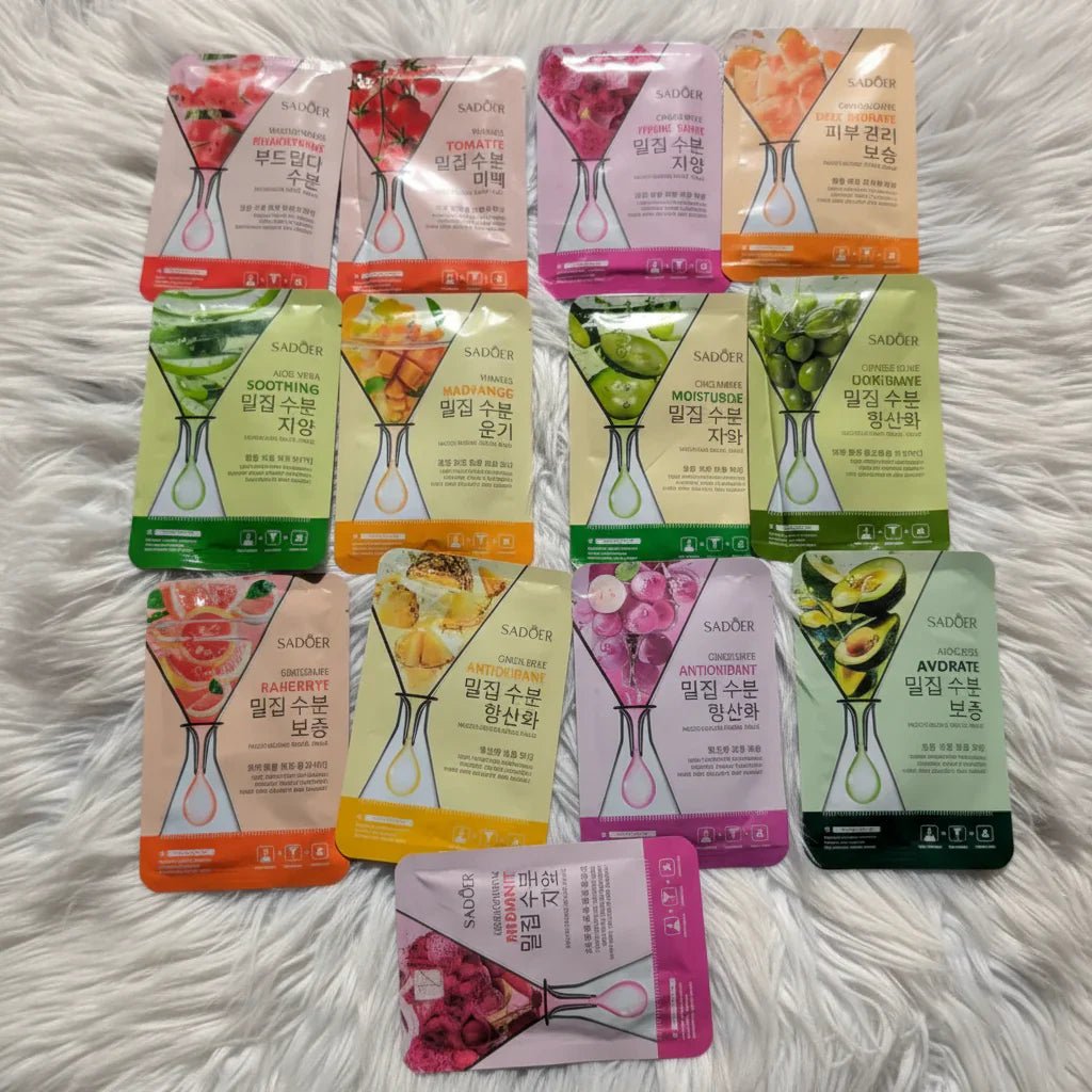 Sadoer Facial Fruit Mask Pack of 13 - Rumaisas