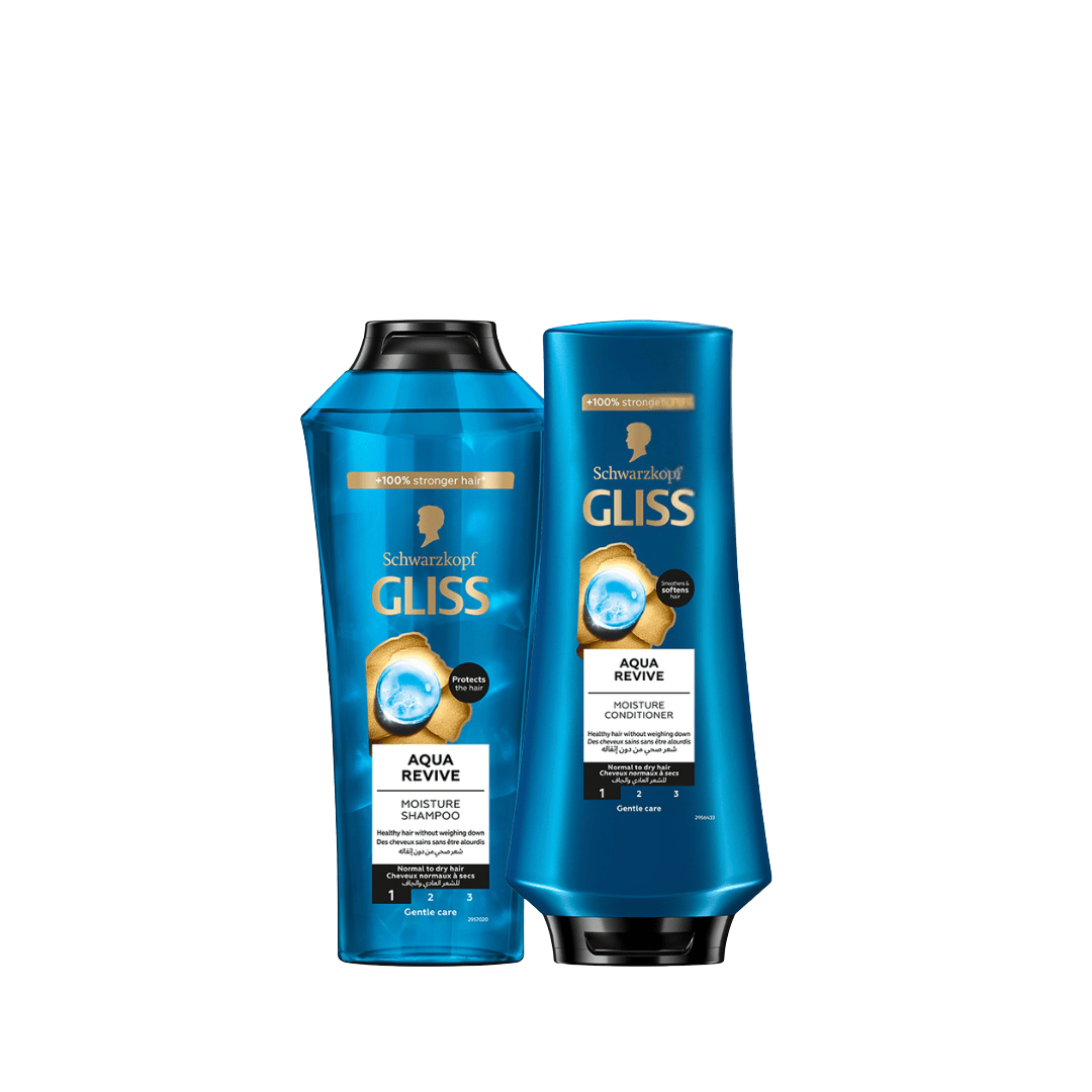 Schwarzkopf Gliss Aqua Revive Shampoo & Conditioner At 20% Off - Rumaisas