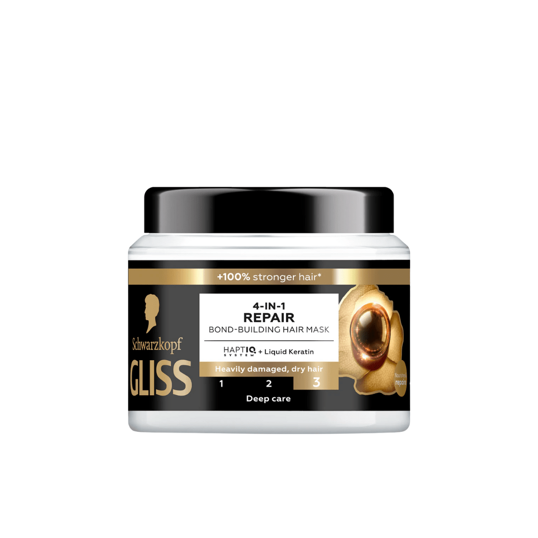 Schwarzkopf Gliss Mask 4 - In - 1 Repair Ultimate Repair 400ml - Rumaisas