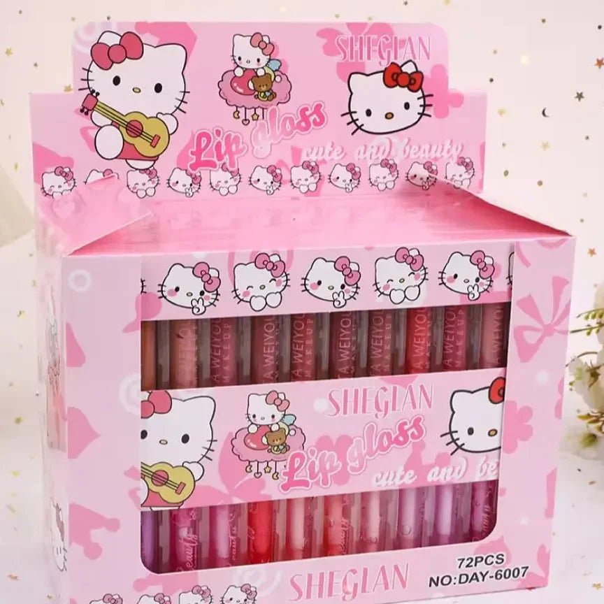 Sheglan Cute & Beauty Lipgloss - 12Pcs - Rumaisas