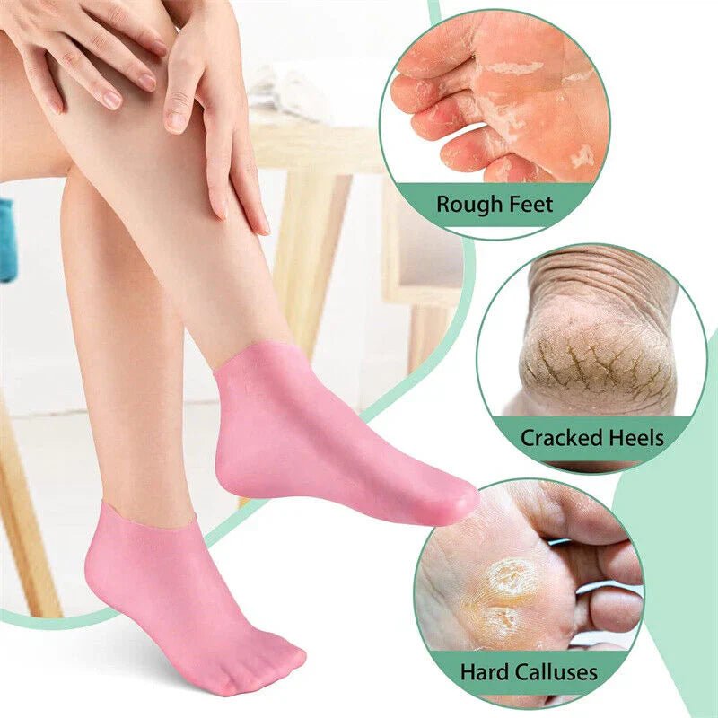 Silicon Moisturizing Gel Socks - Rumaisas