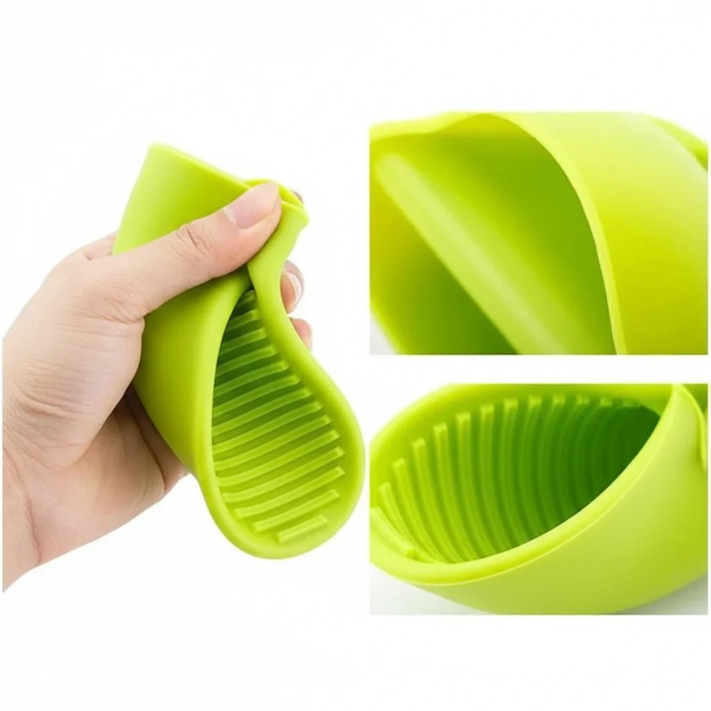 Silicone Pot Holder Pair Durable Pinch Mitts in Vibrant Color - Rumaisas