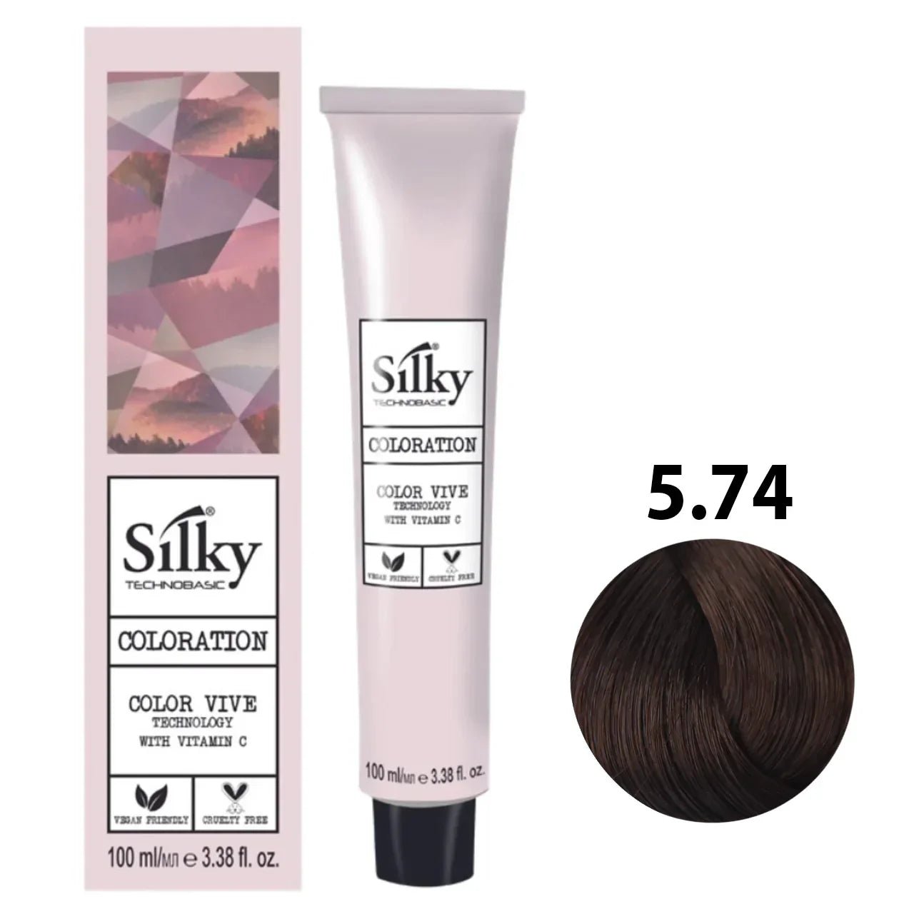 Silky 5.74 Hair Color – 100ml - Rumaisas