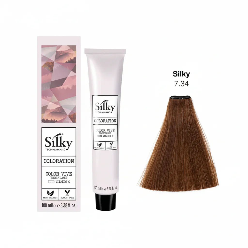 Silky 7.34 Hair Color – 100ml - Rumaisas
