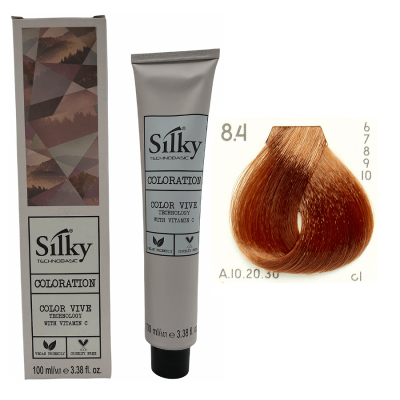 Silky 8.4 Hair Color – 100ml - Rumaisas