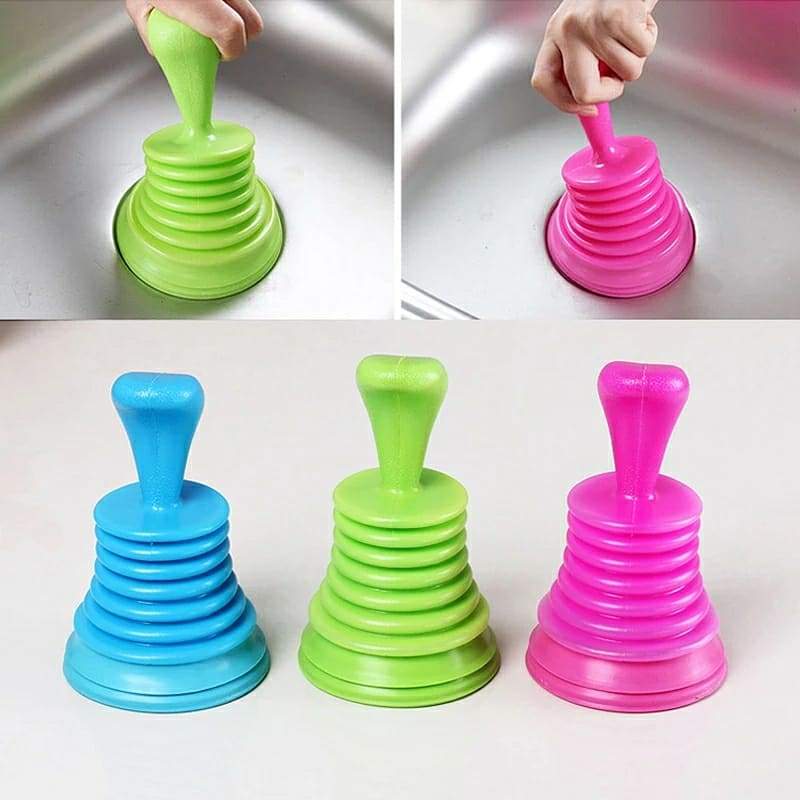 Sink Cleaner Flange Plunger Kitchen Clog Remover - Rumaisas