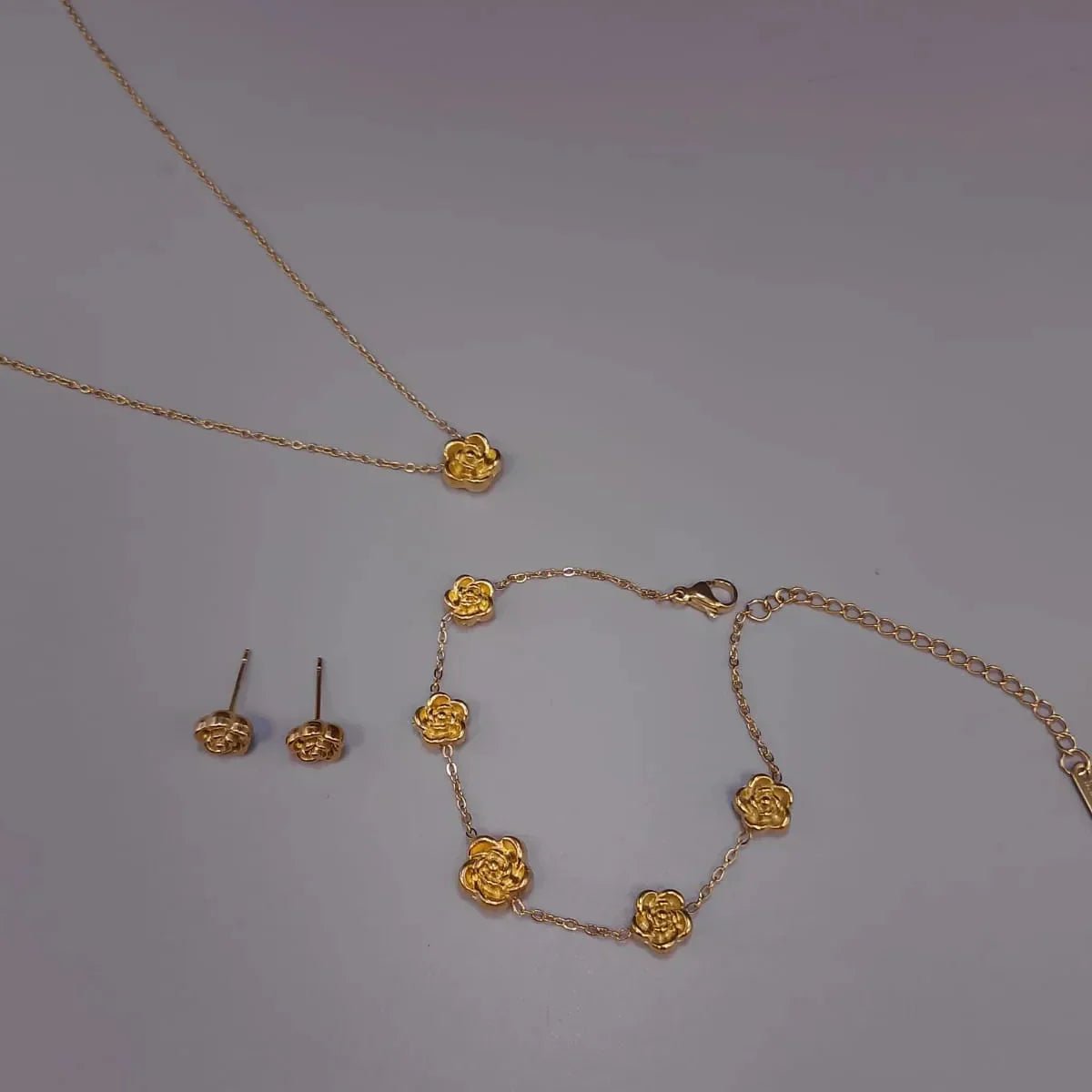 Stainless Steel New Arrival Rose Combo Set - Rumaisas