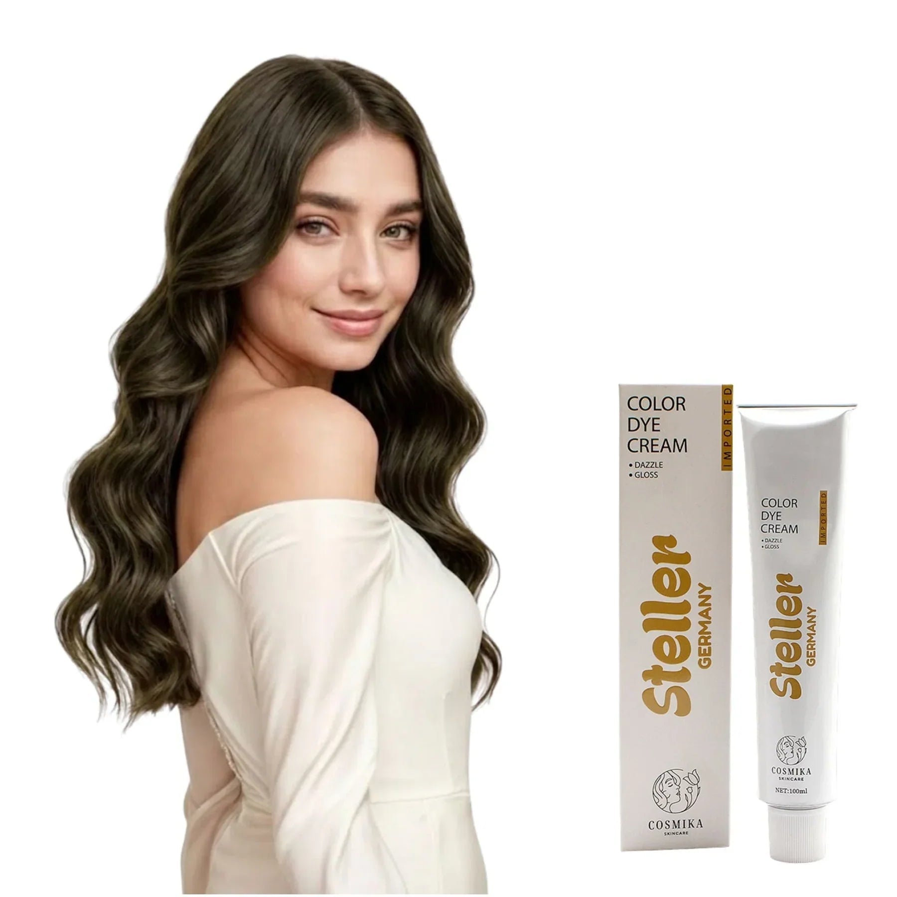 Steller Germany Color Dye Cream - 5 - Naturals Natural - 100ml - Rumaisas