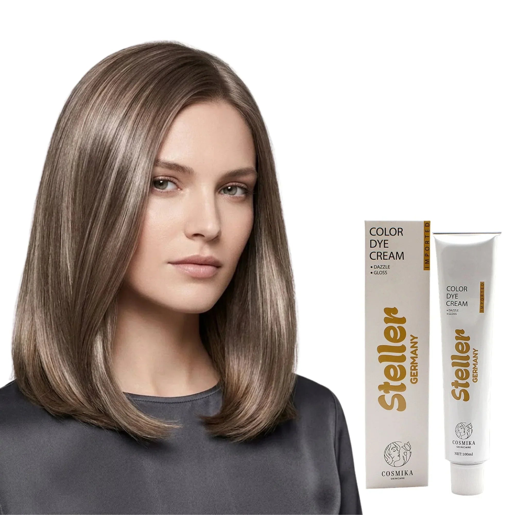 Steller Germany Color Dye Cream - 8/32 Beige Beige - 100ml - Rumaisas