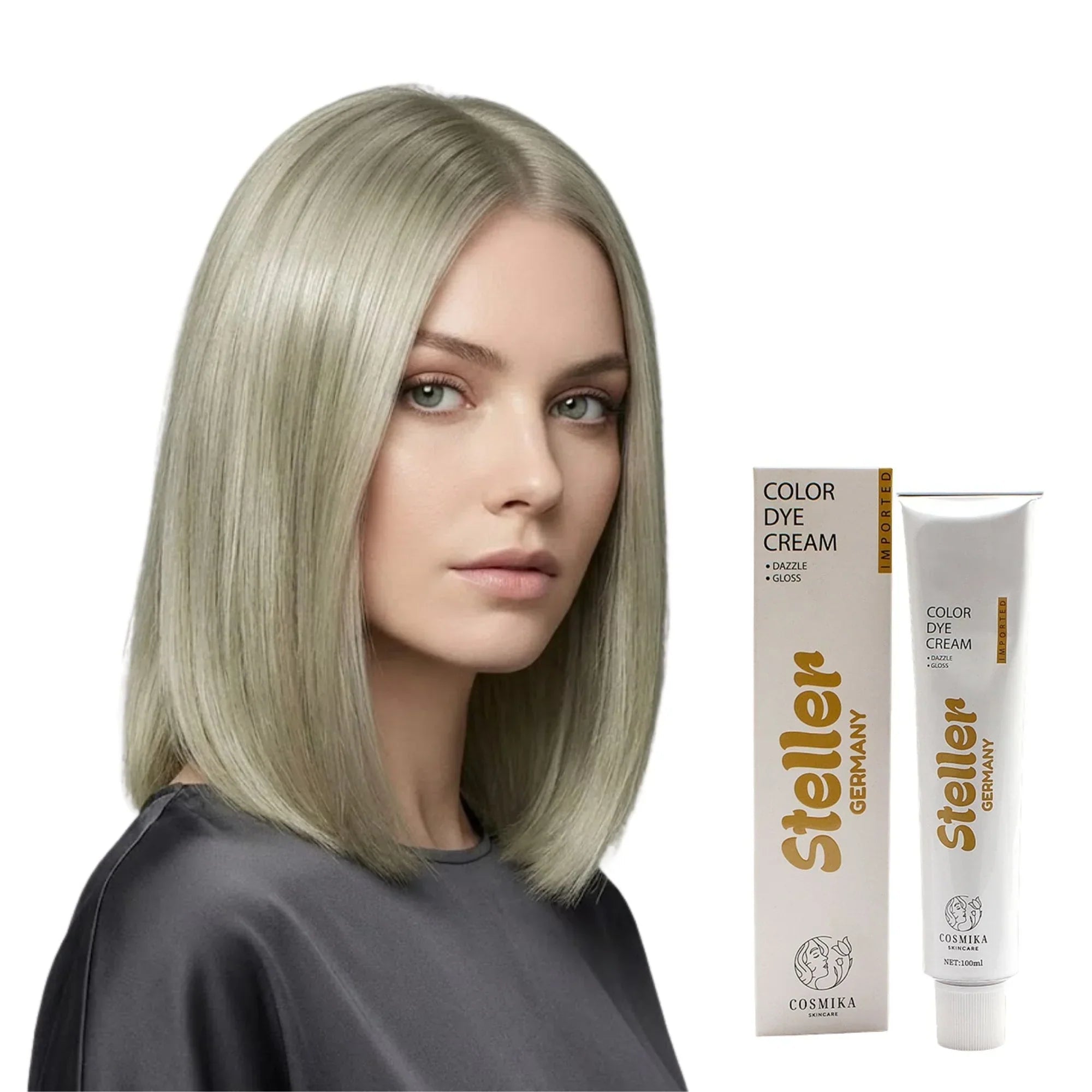 Steller Germany Color Dye Cream - 9 - 2 Matt Mate - 100ml - Rumaisas