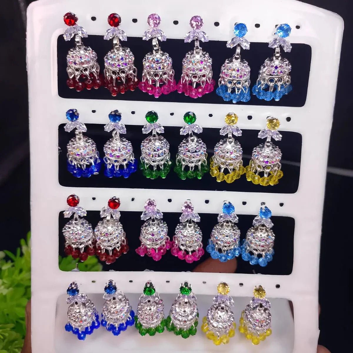 Traditional Jhumka Earrings Stand - Rumaisas