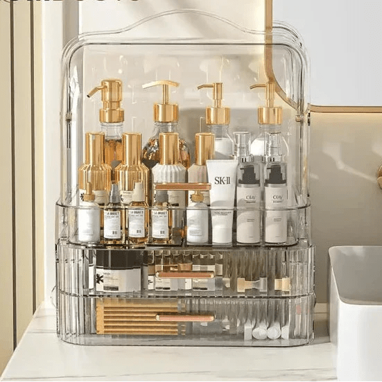 Transparent Dustproof Makeup Organizer - Rumaisas