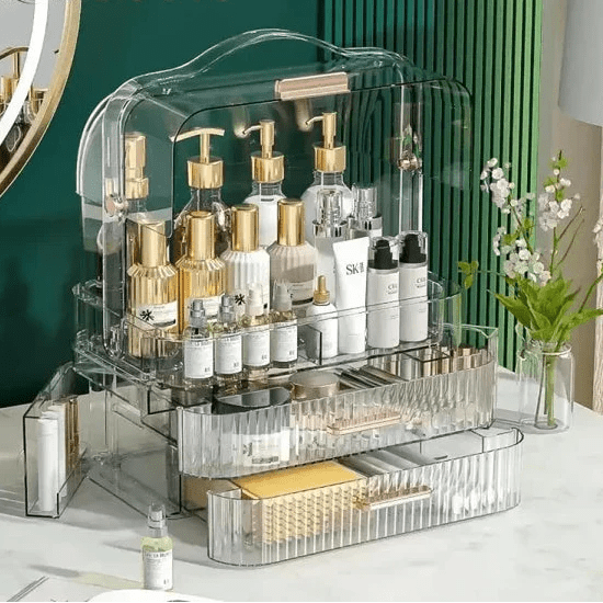 Transparent Dustproof Makeup Organizer - Rumaisas