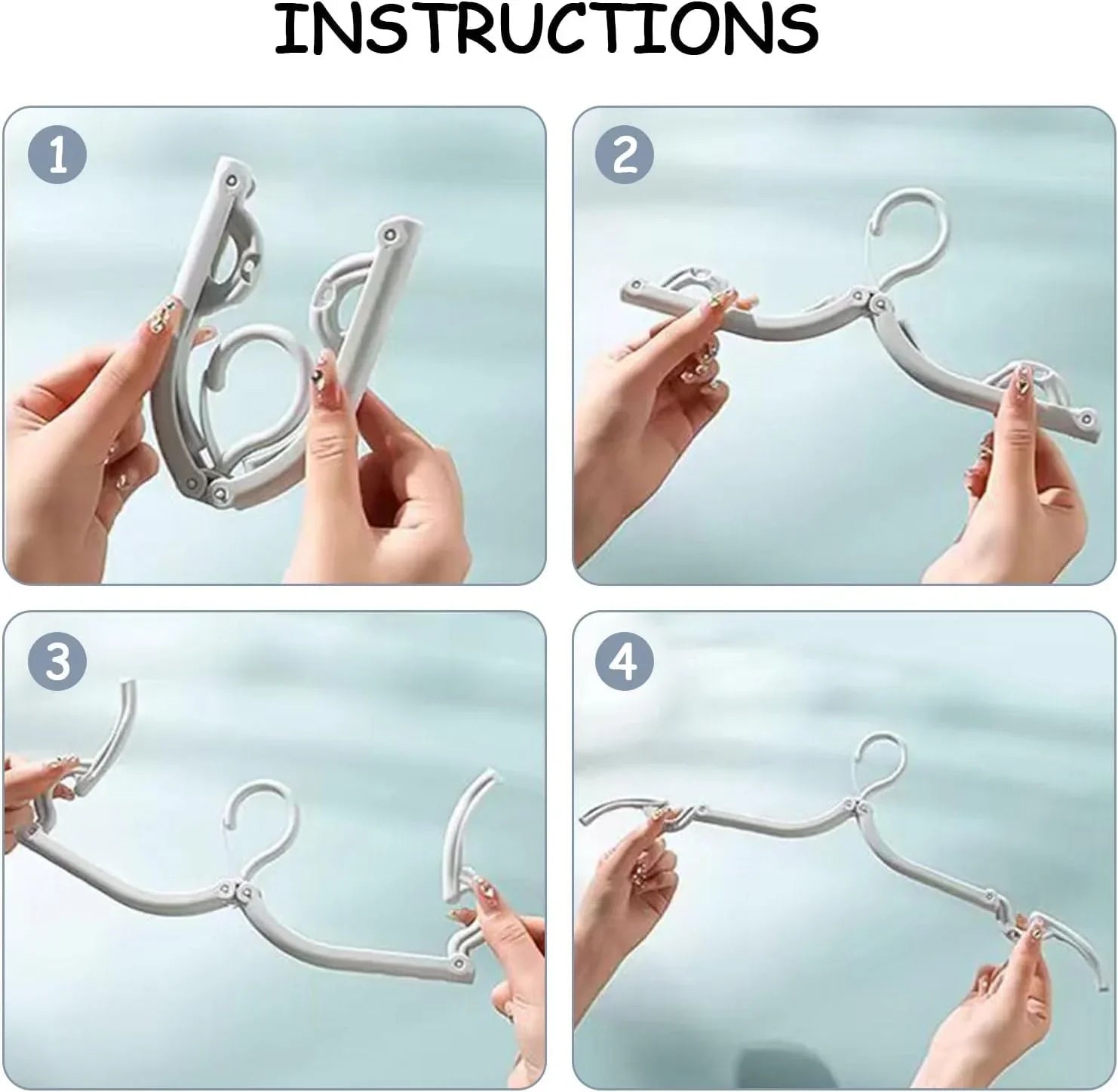 Travel Hangers - Cruise Ship Essentials Portable Folding Clothes Hangers - Rumaisas