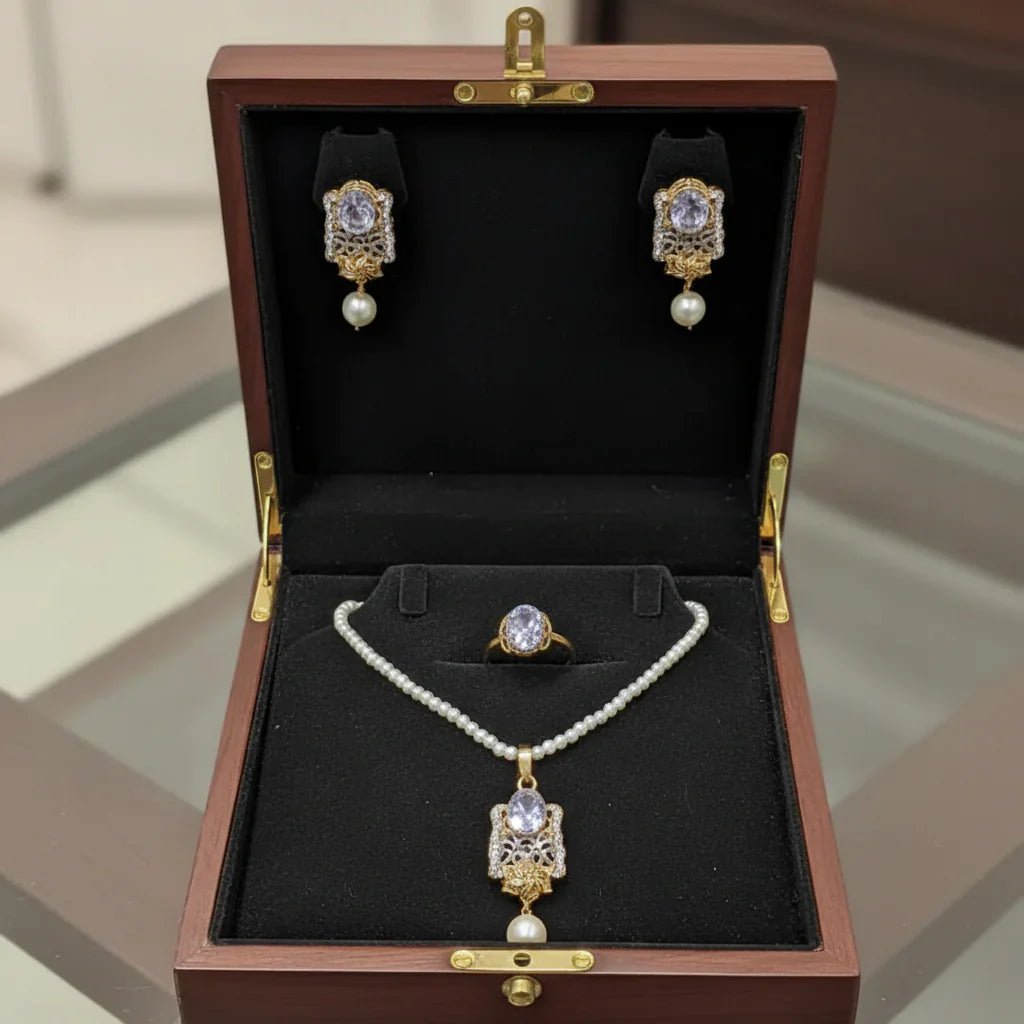 Turkish Locked Jewelry Set for Women - Rumaisas