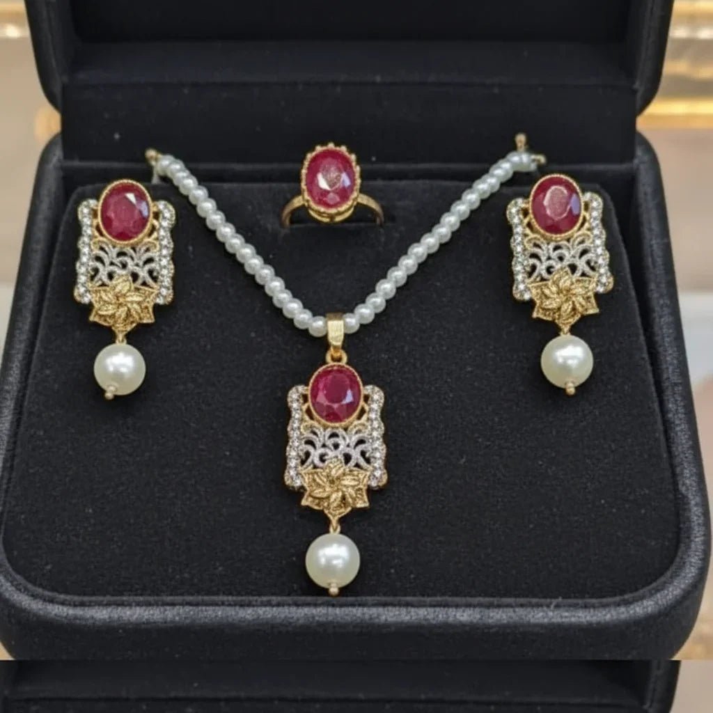 Turkish Locked Jewelry Set for Women - Rumaisas