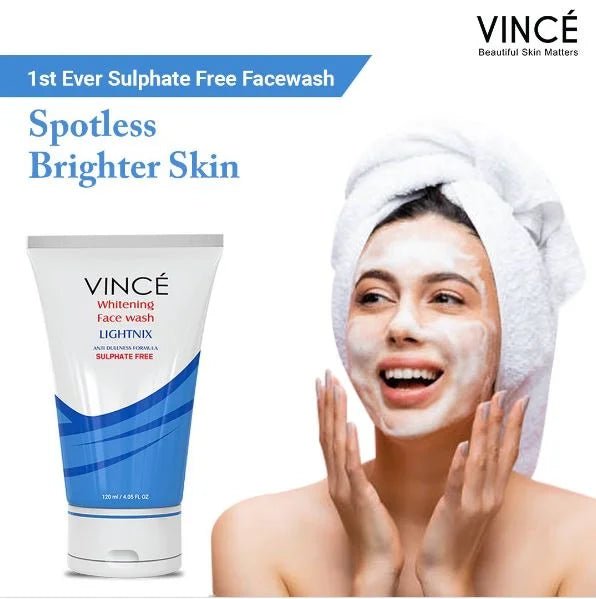 Vince Whitening Face Wash - 120ml - Rumaisas