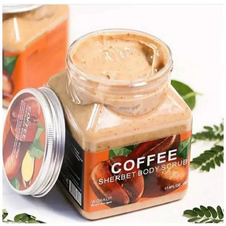 Wokali Coffee Sherbet Body Scrub - 350ml - Rumaisas