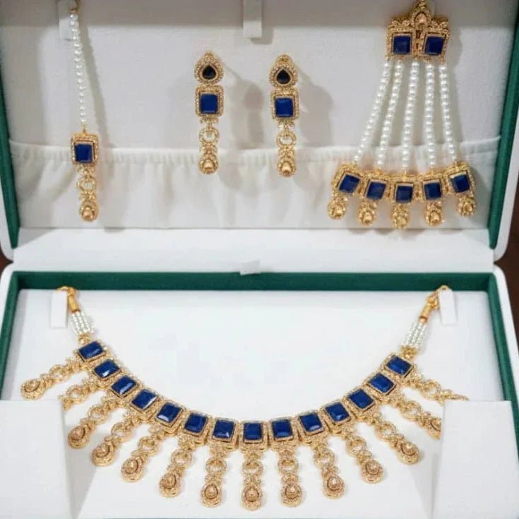 Zircon Necklace Set for Women – AD Super Design Premium Quality - Rumaisas